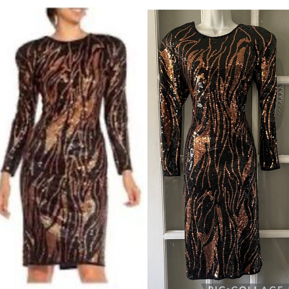 Oleg Cassini Vintage‎ Beaded Dress